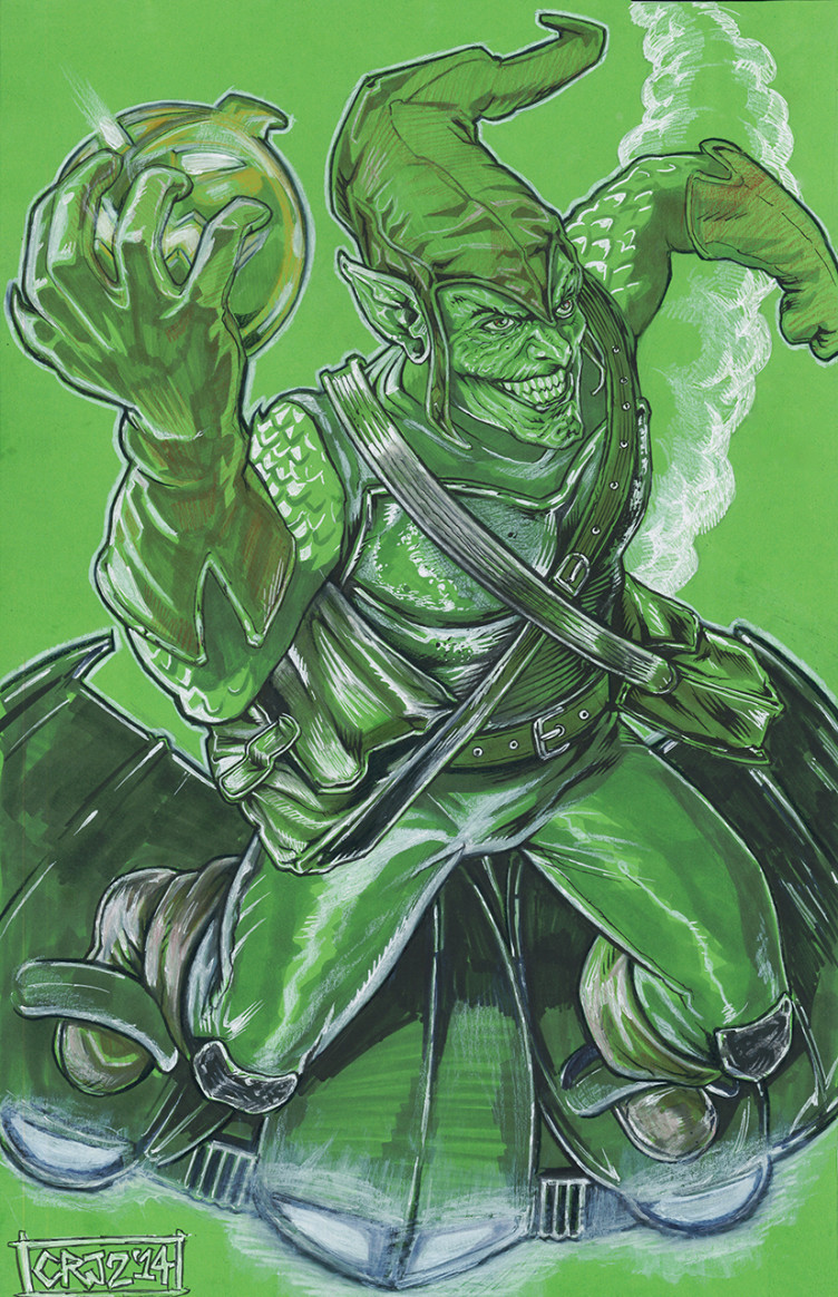 Green Goblin fan art by Craig Johnson II